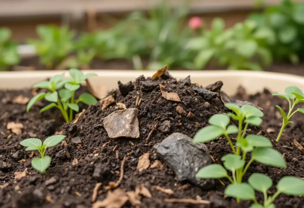 Jardinería sostenible con estiércol natural 🌿