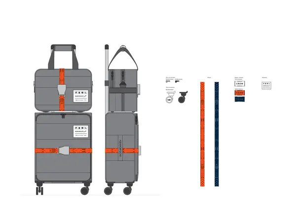 A Certain Airline Flight Attendant's Luggage - Original Concept