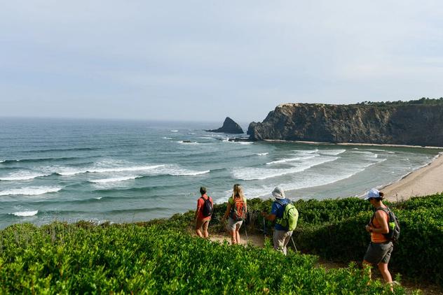 Along the coast bike tour - Beach view