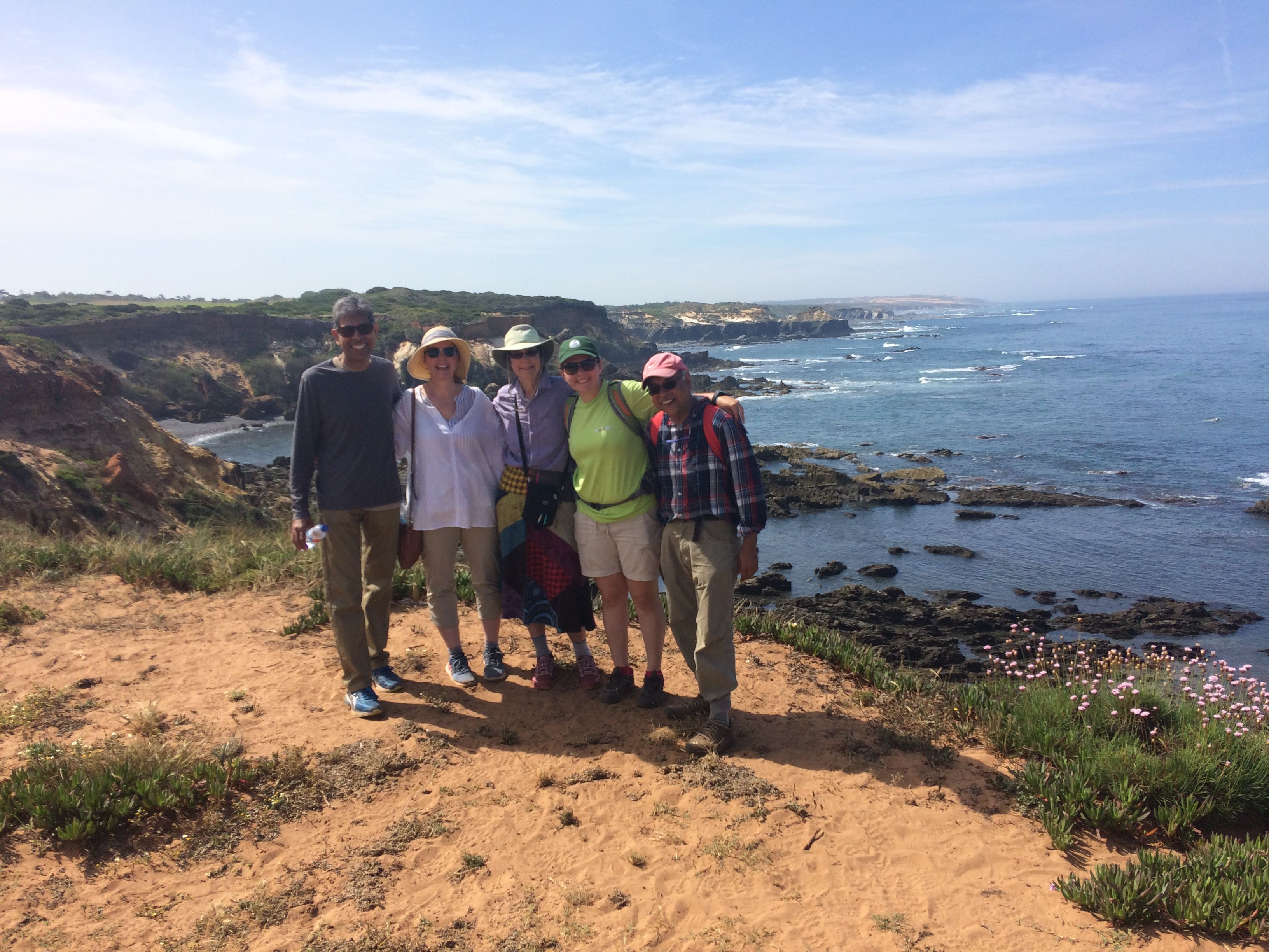 Along the coast bike tour - dunes and ocean view