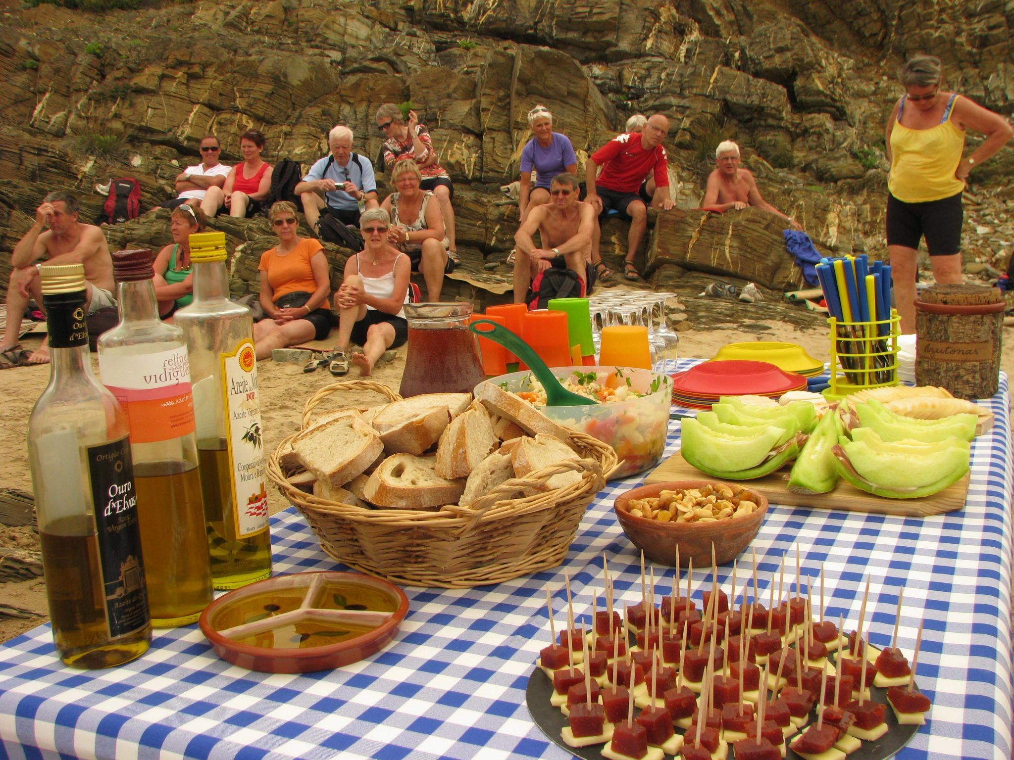 Along the Coast Bike Tour - Beach picnic