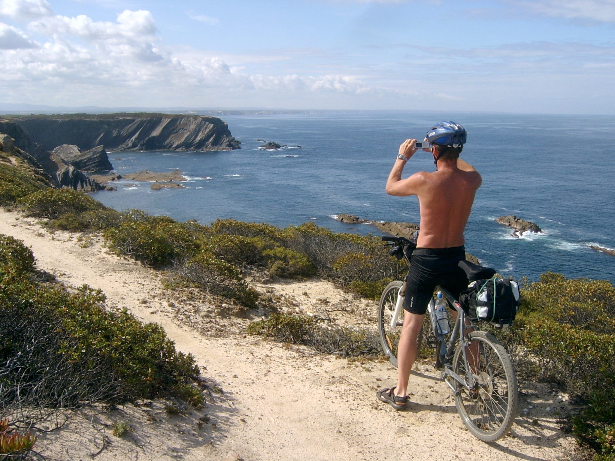 Along the Coast Bike Tour - Cliff view