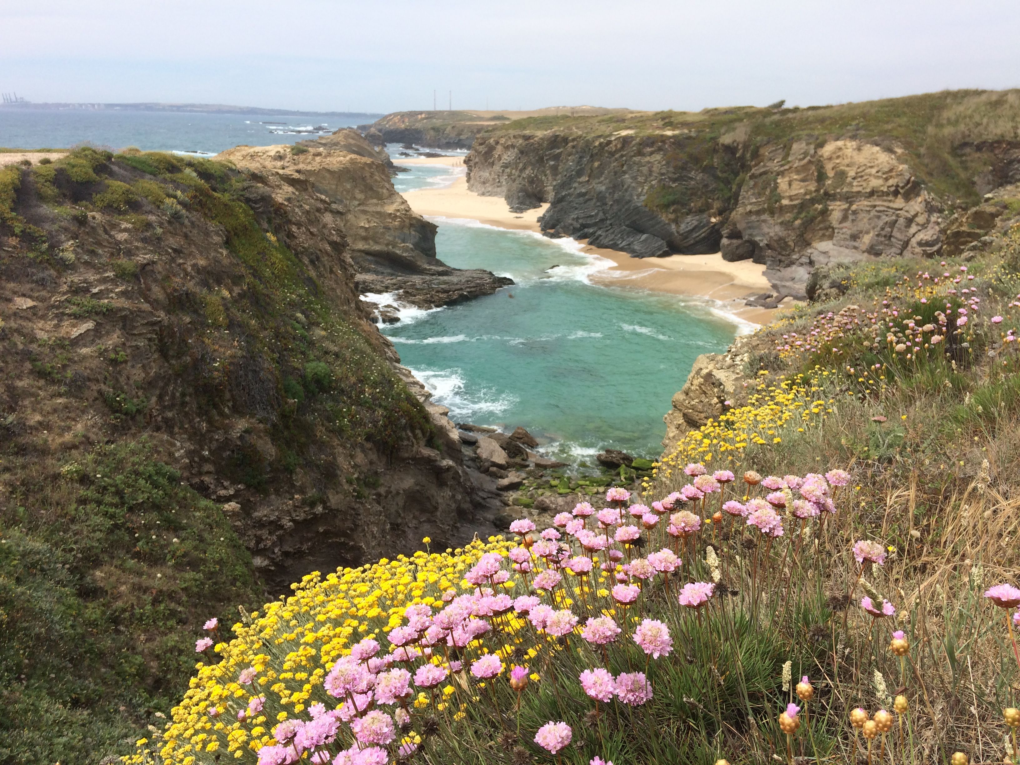Along the coast bike tour - secluded beach