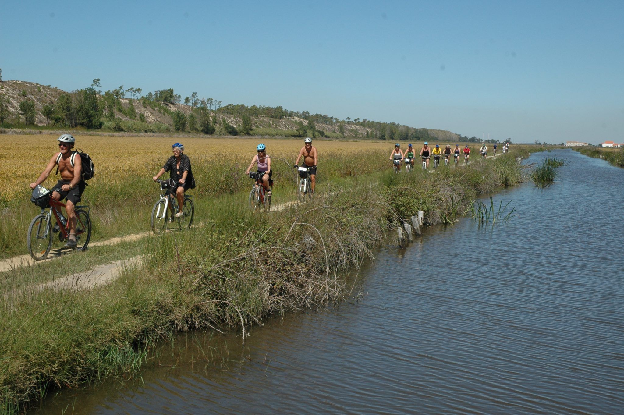 Along the Coast Bike Tour - rural road