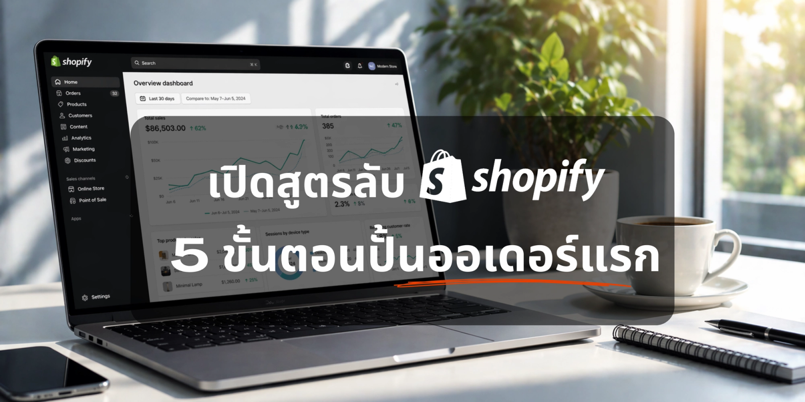 Shopify Store First Order