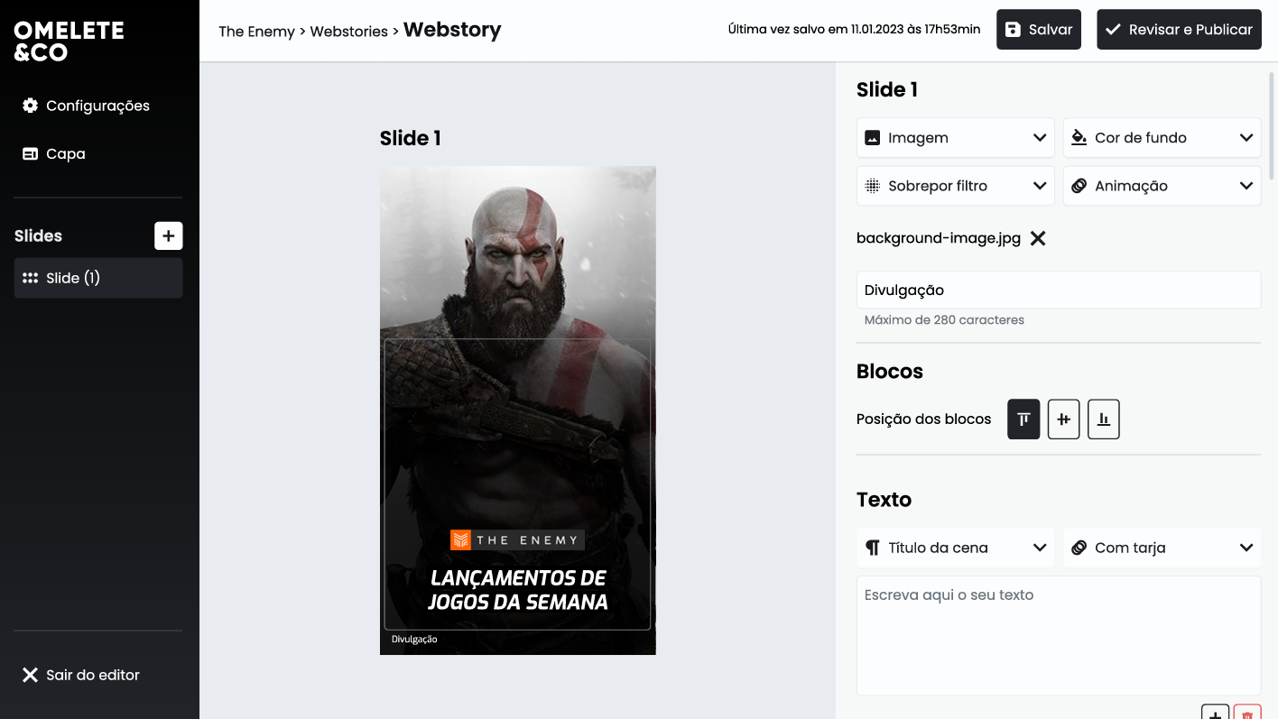 Story Builder + Template Library