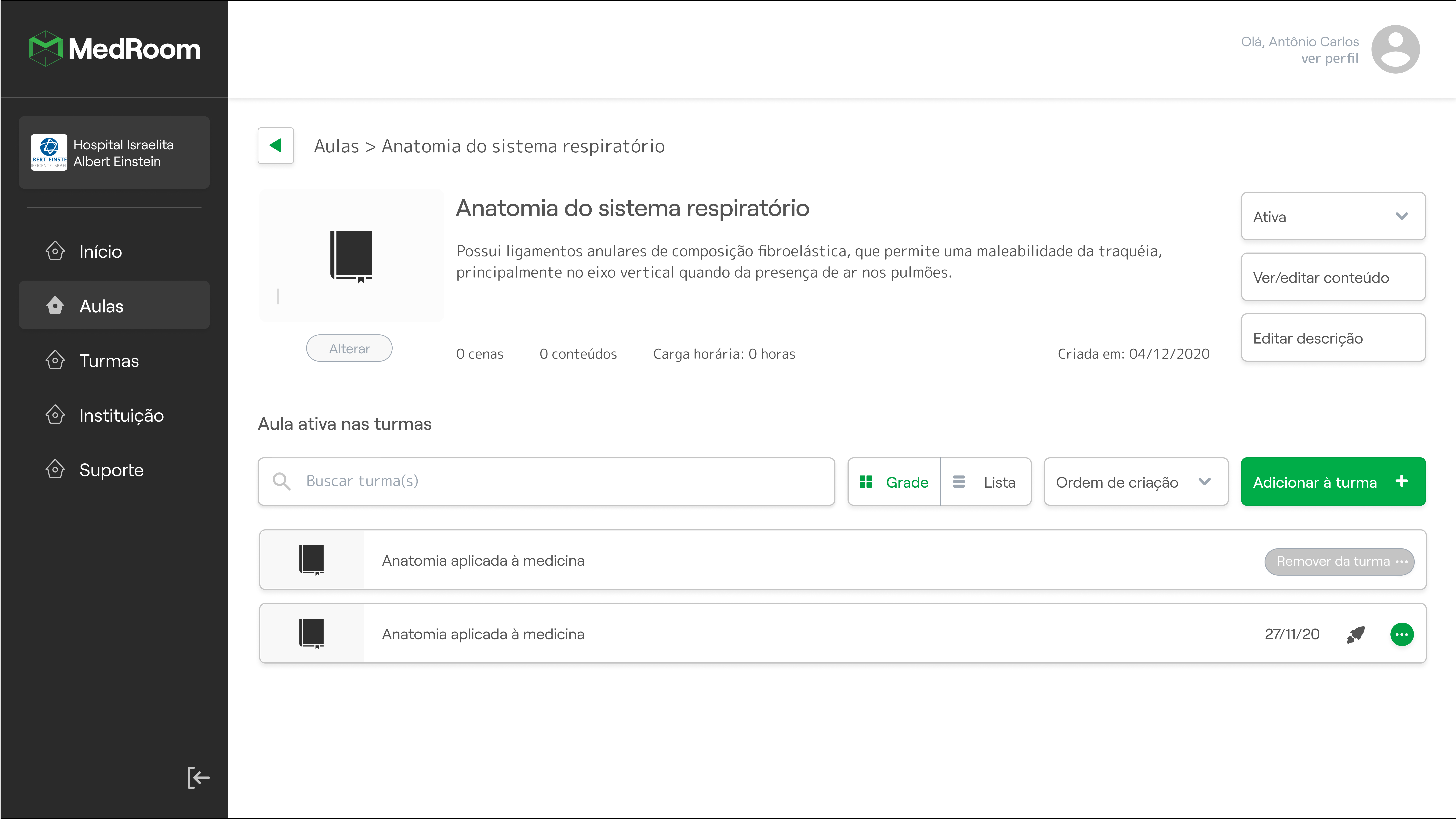 Class & Lesson Management