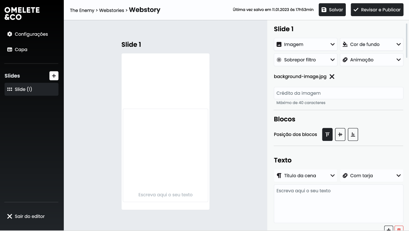 Story Builder + Template Library
