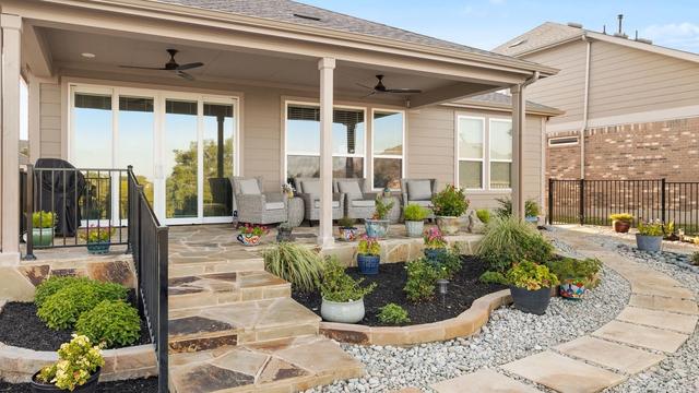 Flagstone Patio & Raised Beds