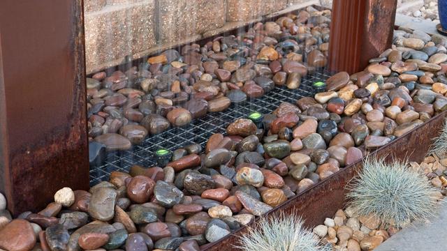 Drainage Detail & River Rock