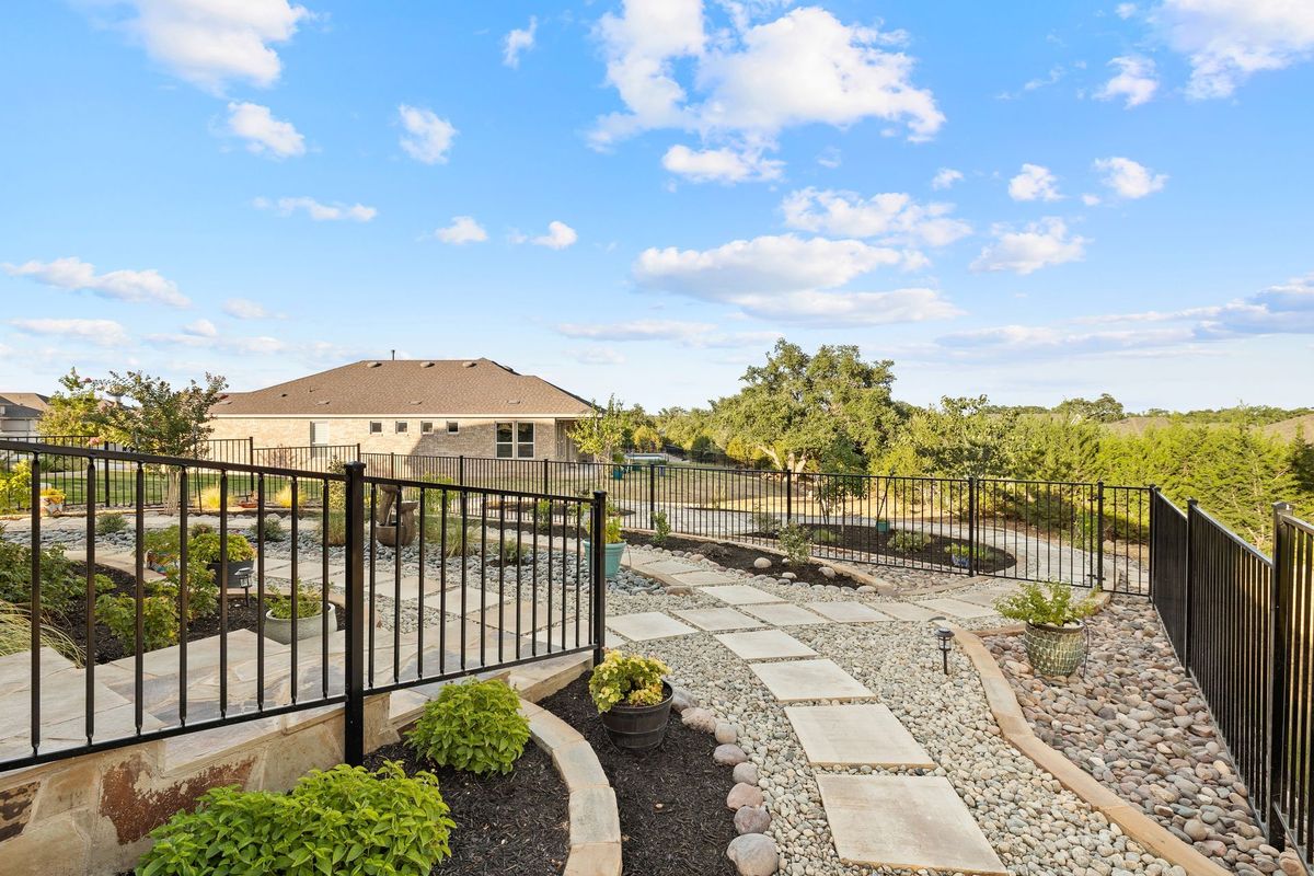 Flagstone Pathway & Iron Gate