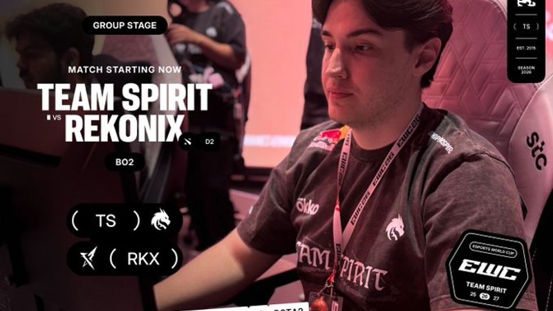 Collapse competing at the Esports World Cup 2026 group stage for Team Spirit