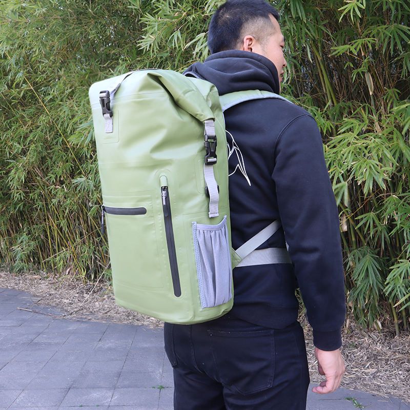 Custom Logo Outdoor Sport Float Roll Top Waterproof Backpack Camping Adjustable Strap Waterproof Bag - View 4