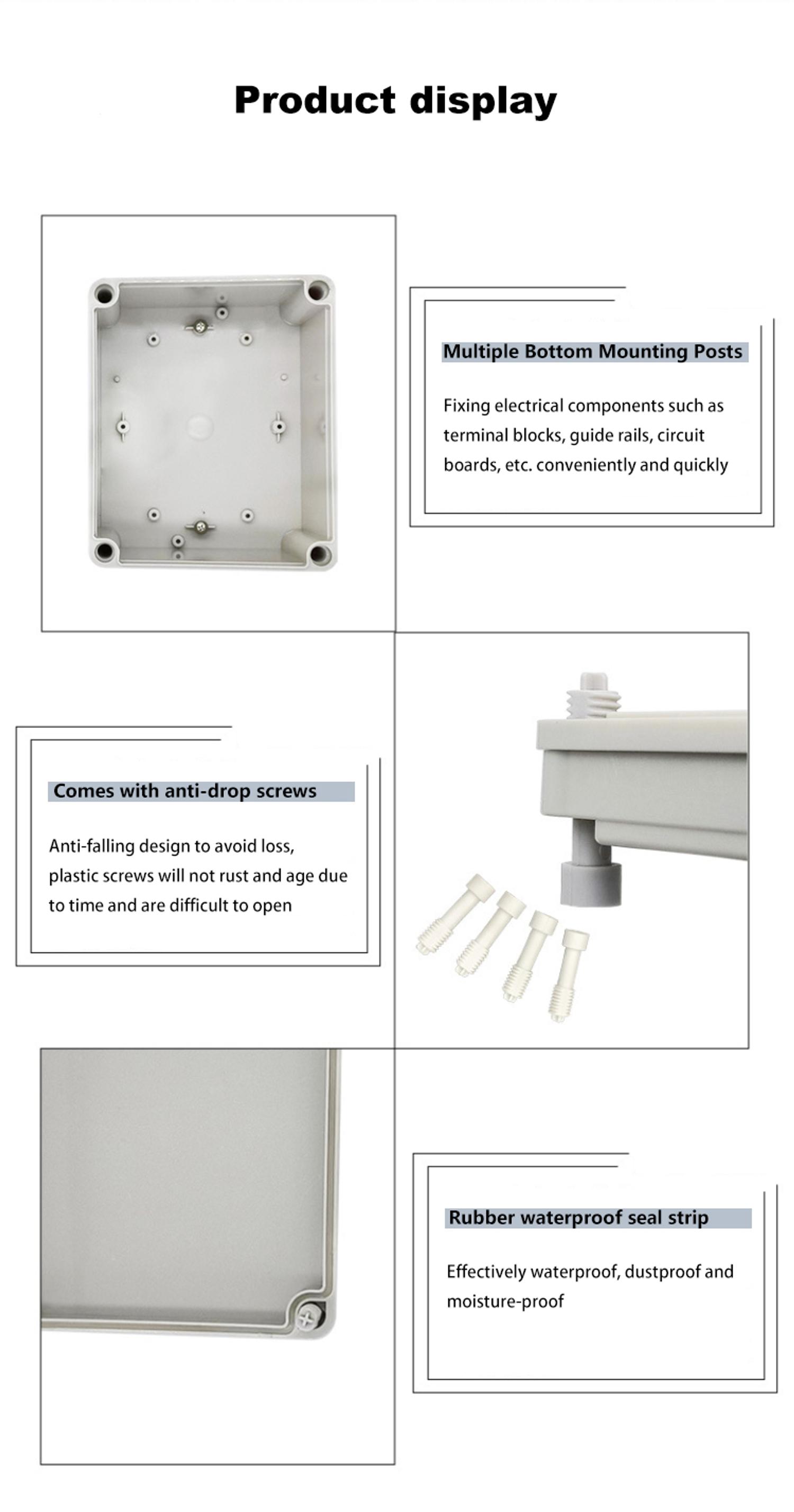 Outdoor junction box application in caravan setup