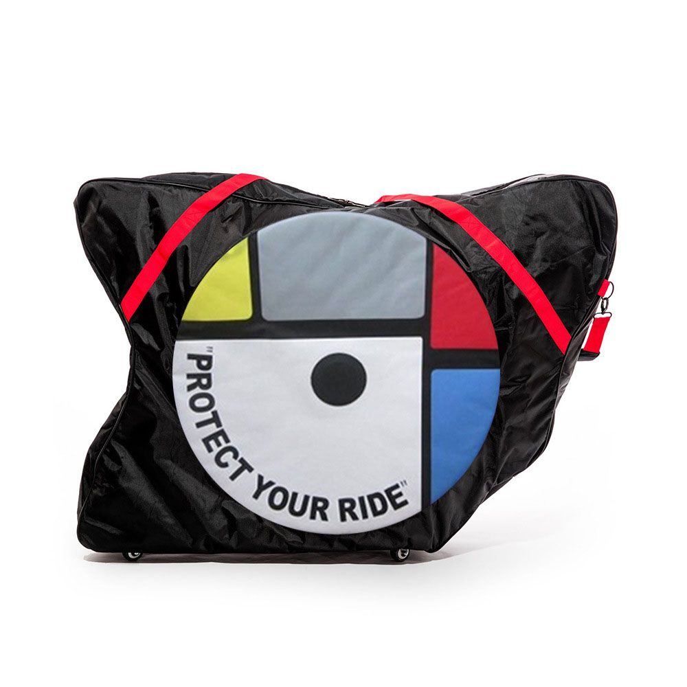 Portable bicycle travel bag