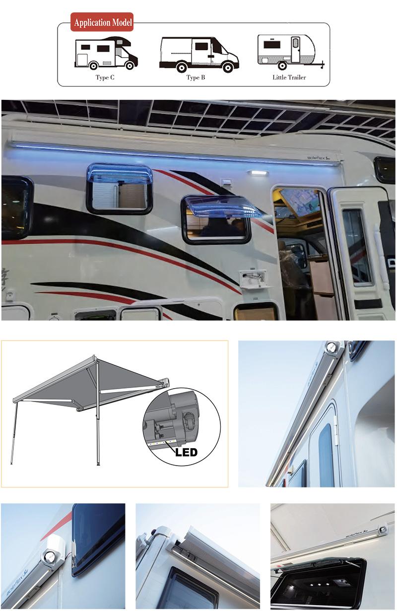 S27 standard caravan awning installed