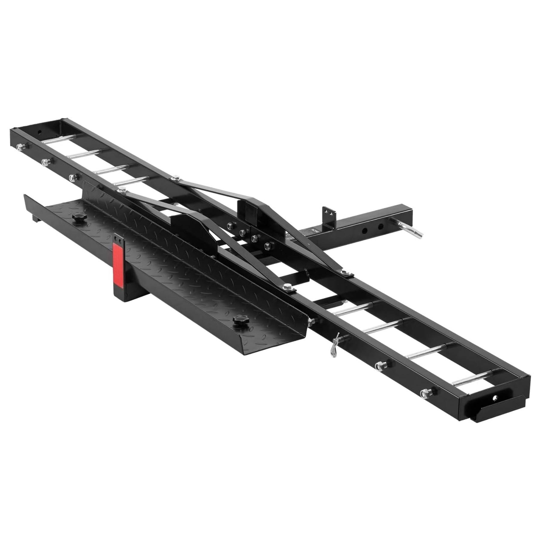 600 LBS Steel Motorcycle Carrier Hitch Mount with 47" Longer Ramp Motorcycle Carrier - View 2