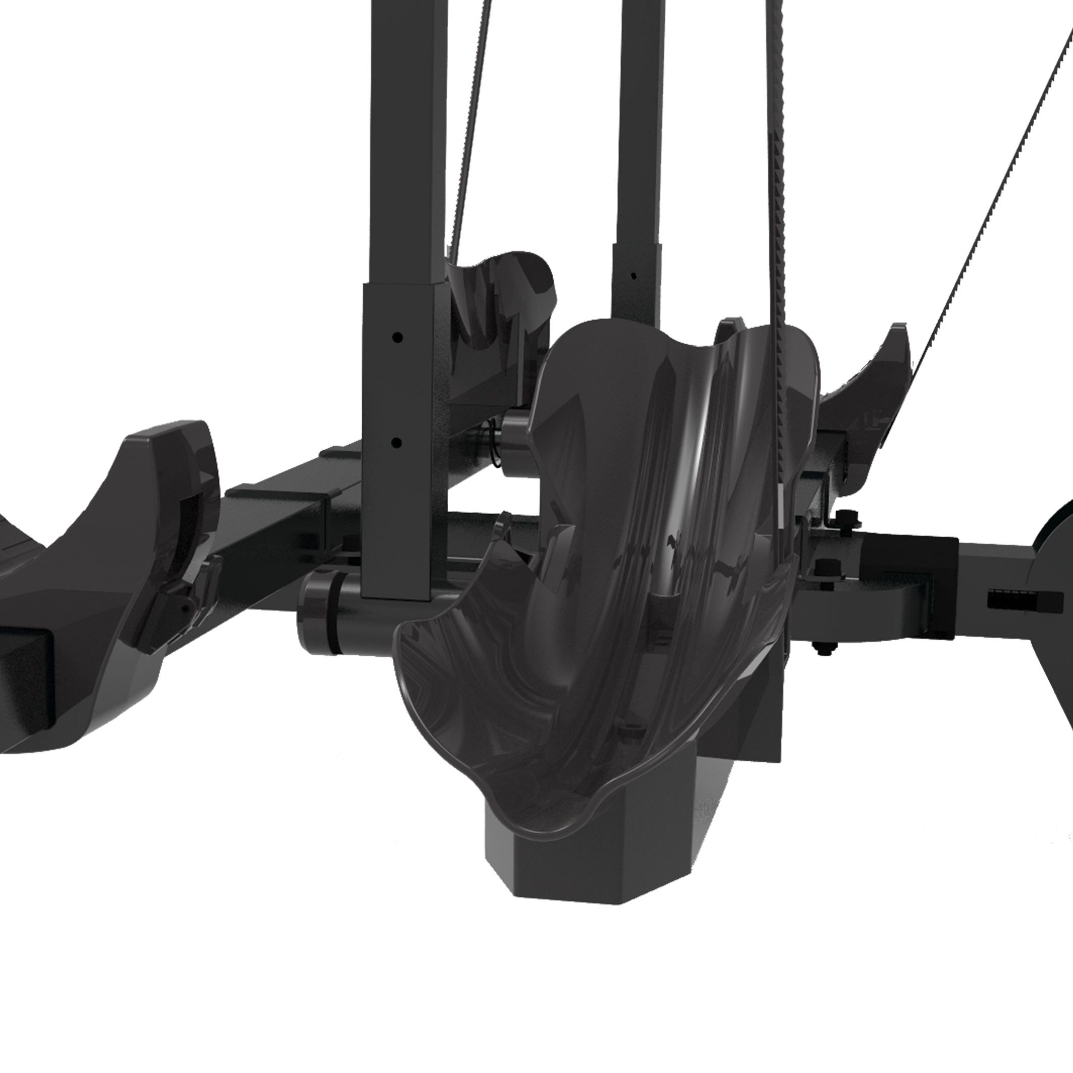 60 kg Load Aluminum Hitch-Mounted Bike Carrier — Universal Fit - View 2