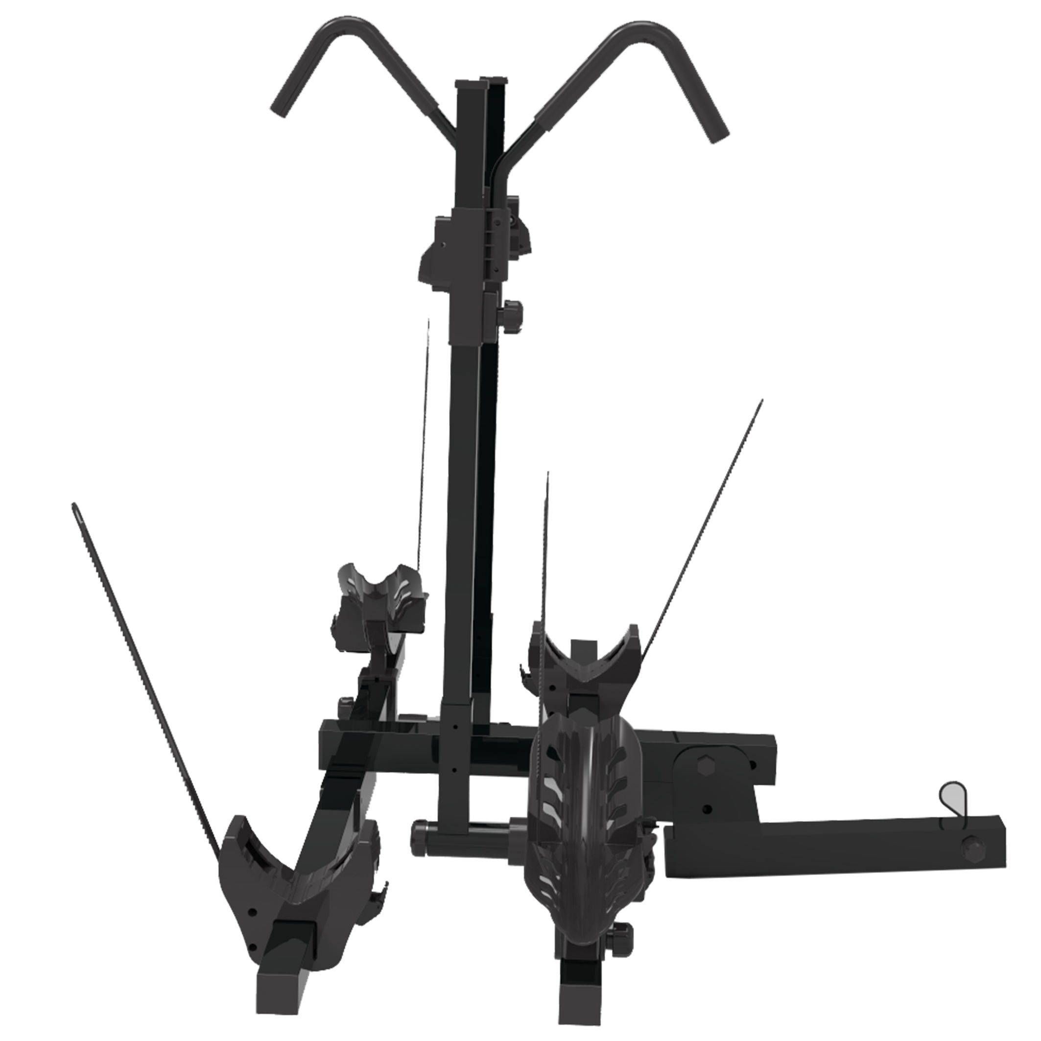 60 kg Load Aluminum Hitch-Mounted Bike Carrier — Universal Fit - View 1