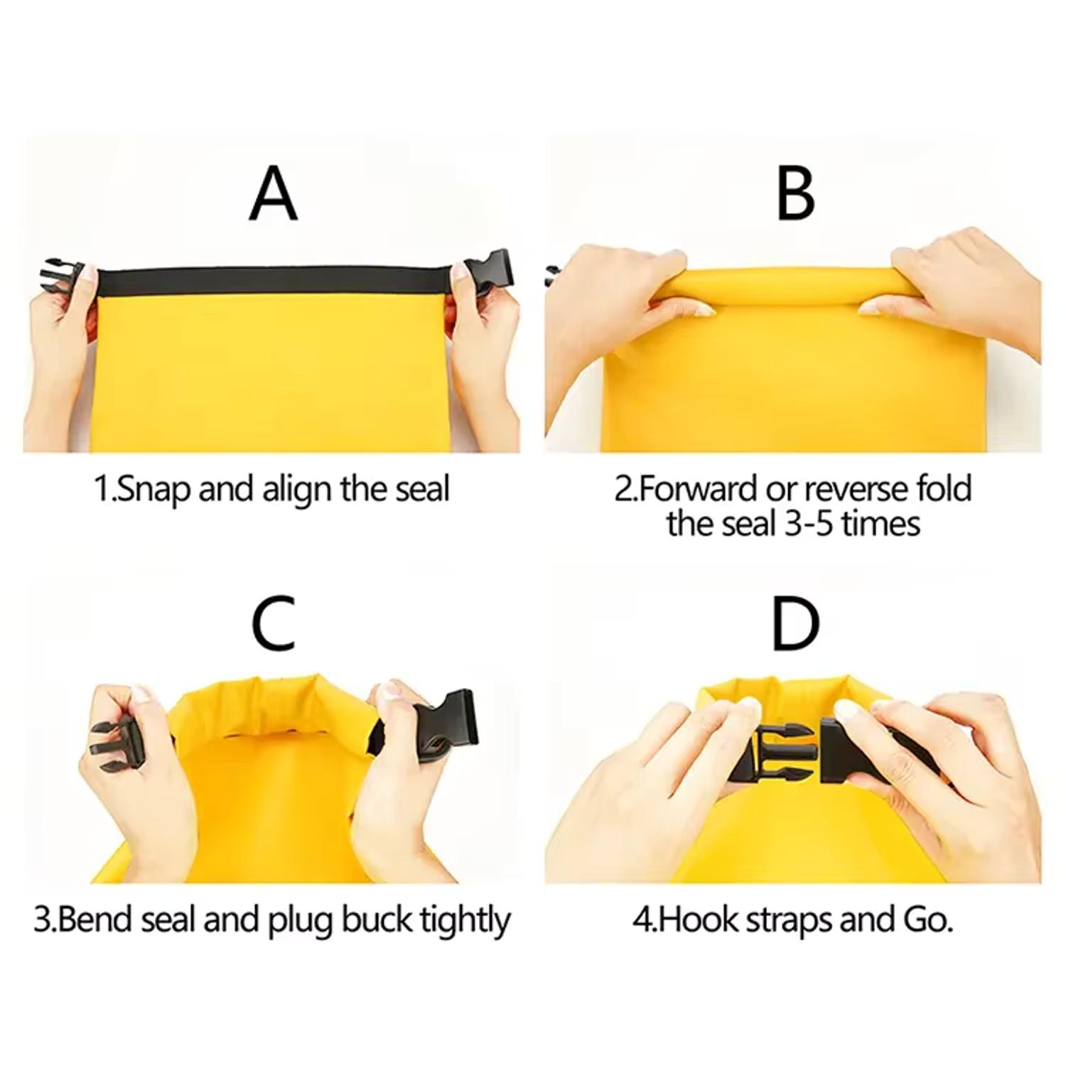 Waterproof backpack material cross-section and insulation diagram