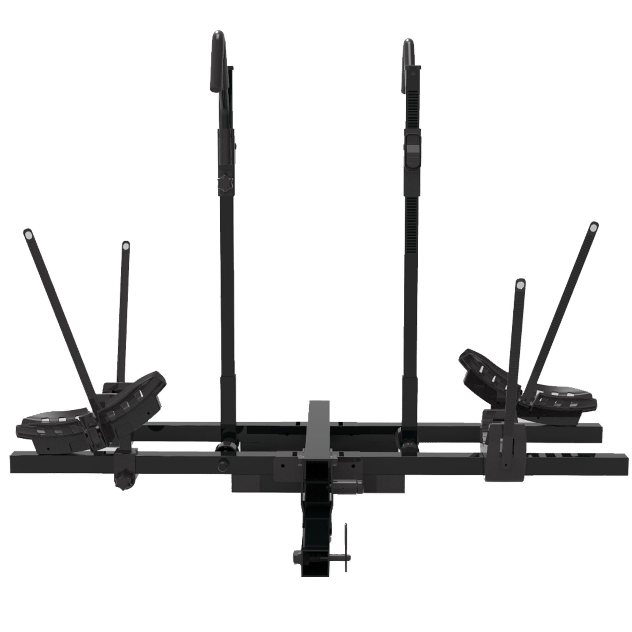 60 kg Load Aluminum Hitch-Mounted Bike Carrier — Universal Fit - View 3
