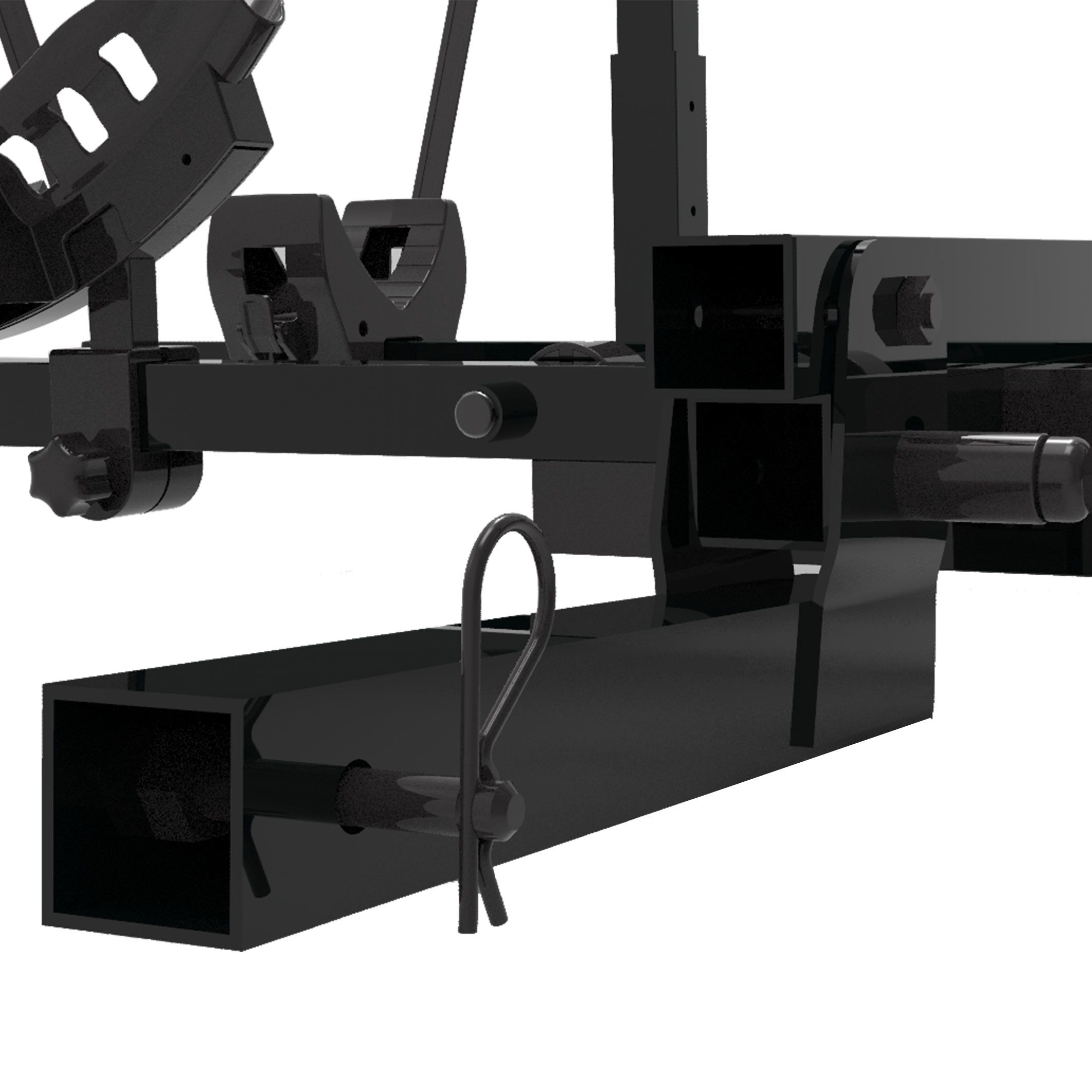 60 kg Load Aluminum Hitch-Mounted Bike Carrier — Universal Fit - View 4