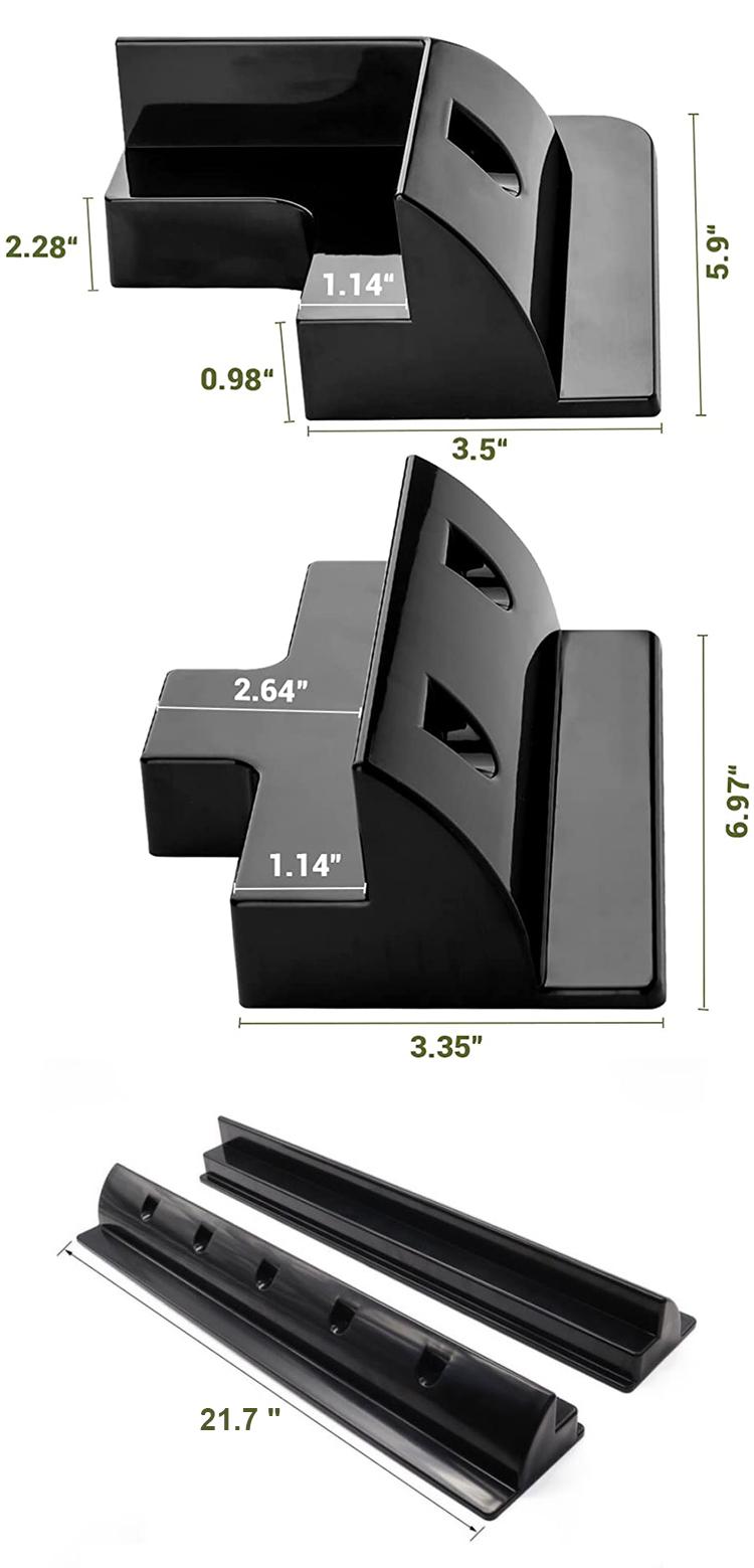 ABS solar panel side bracket detail