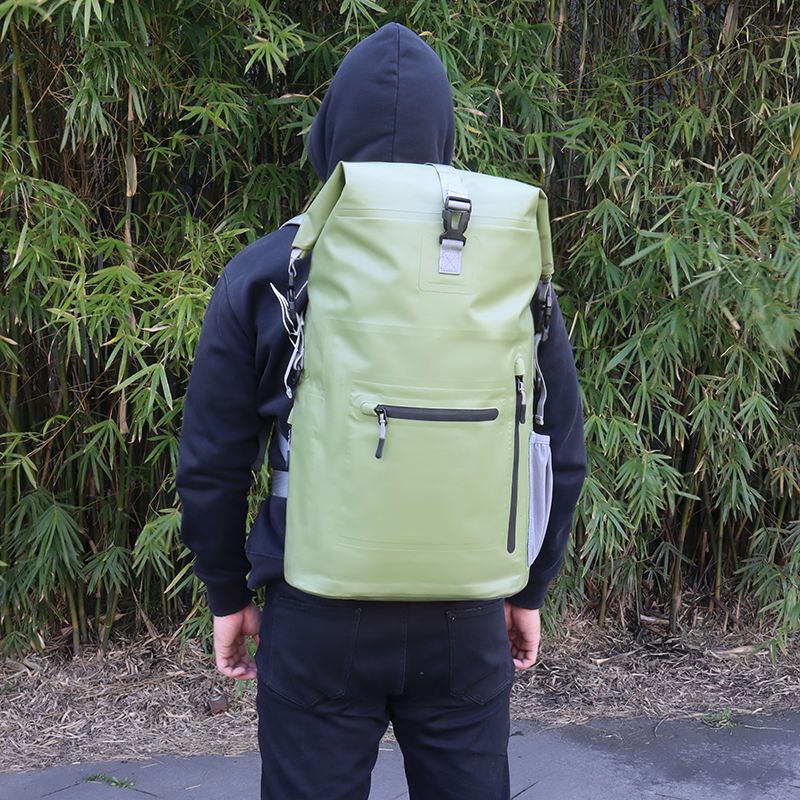 Custom Logo Outdoor Sport Float Roll Top Waterproof Backpack Camping Adjustable Strap Waterproof Bag - View 5