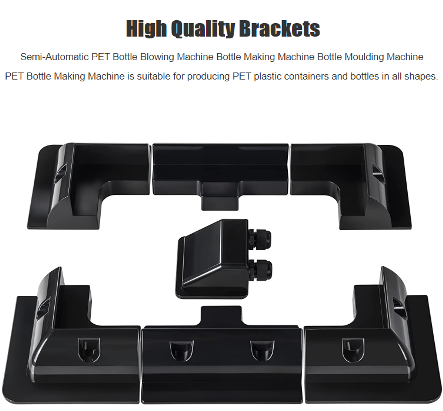 ABS solar panel bracket product front view