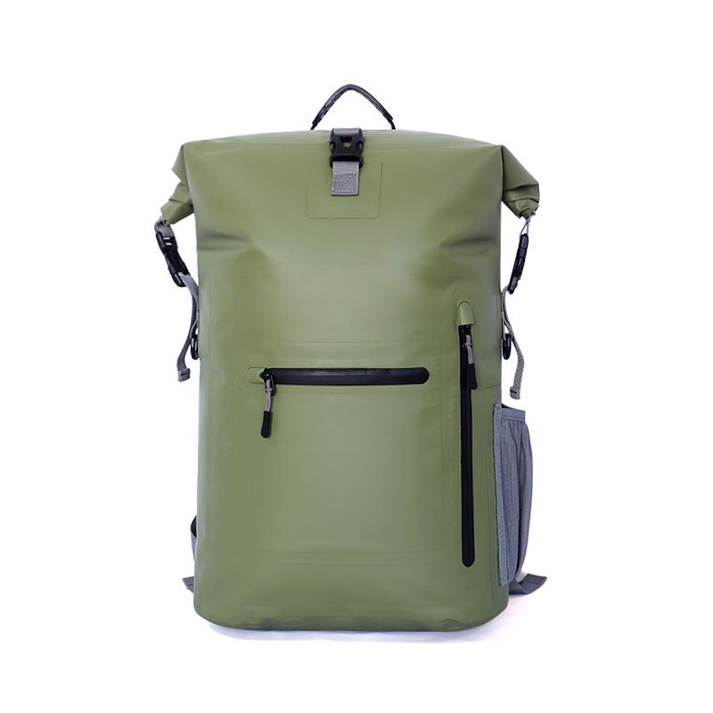Custom Logo Outdoor Sport Float Roll Top Waterproof Backpack Camping Adjustable Strap Waterproof Bag