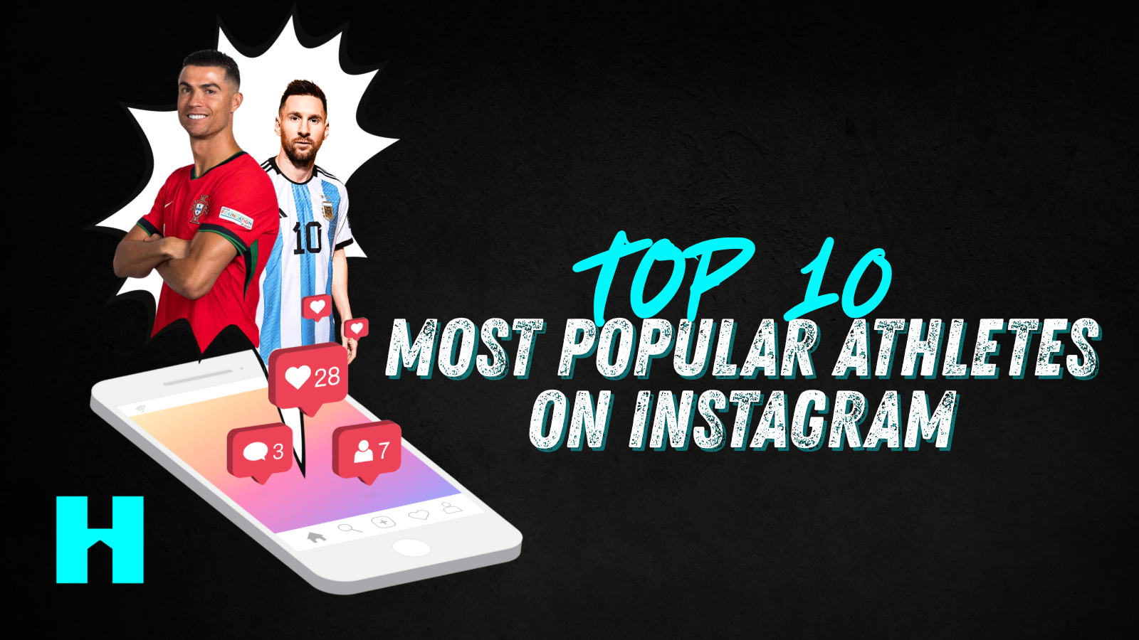 Top 10 most popular athletes on Instagram