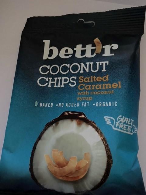 BIO Kokosnuss Chips mit salzigem Karamell von bett‘r