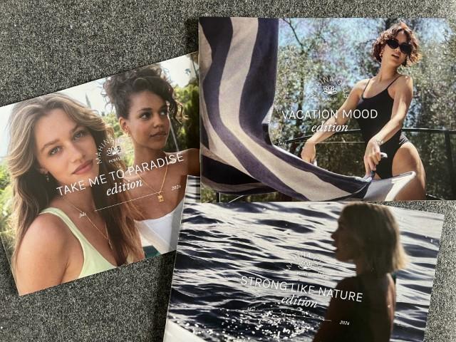 Drei Booklets mit Models von Purelei