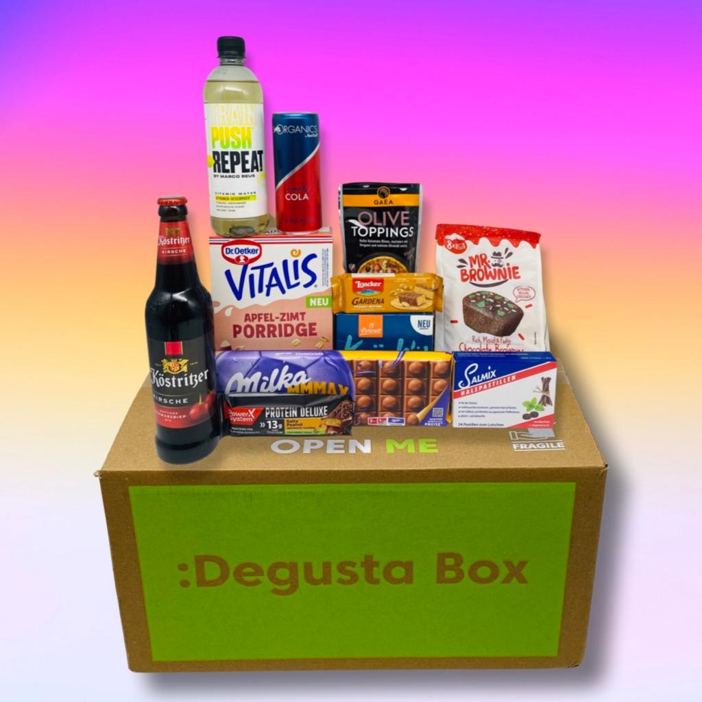 Immer perfekt gepackt und pünktlich kommen die Leckereien aus der  Degusta Box beim Kunden an