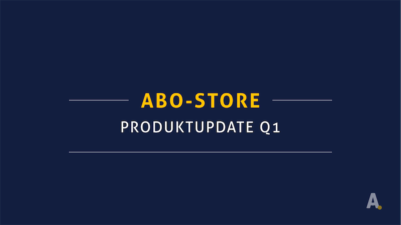 Das Abo-Verzeichnis kommt! Wir möchten euch über die neuesten Entwicklungen informieren.