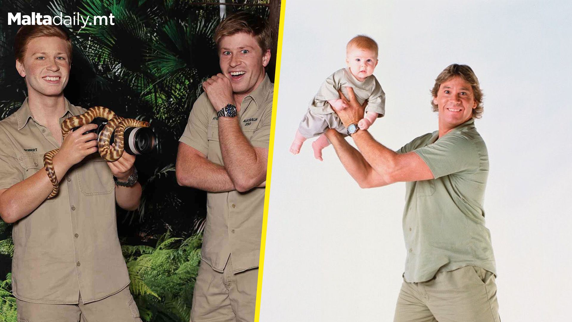 Robert Irwin Holds Back Tears After Seeing Father’s Steve W…
