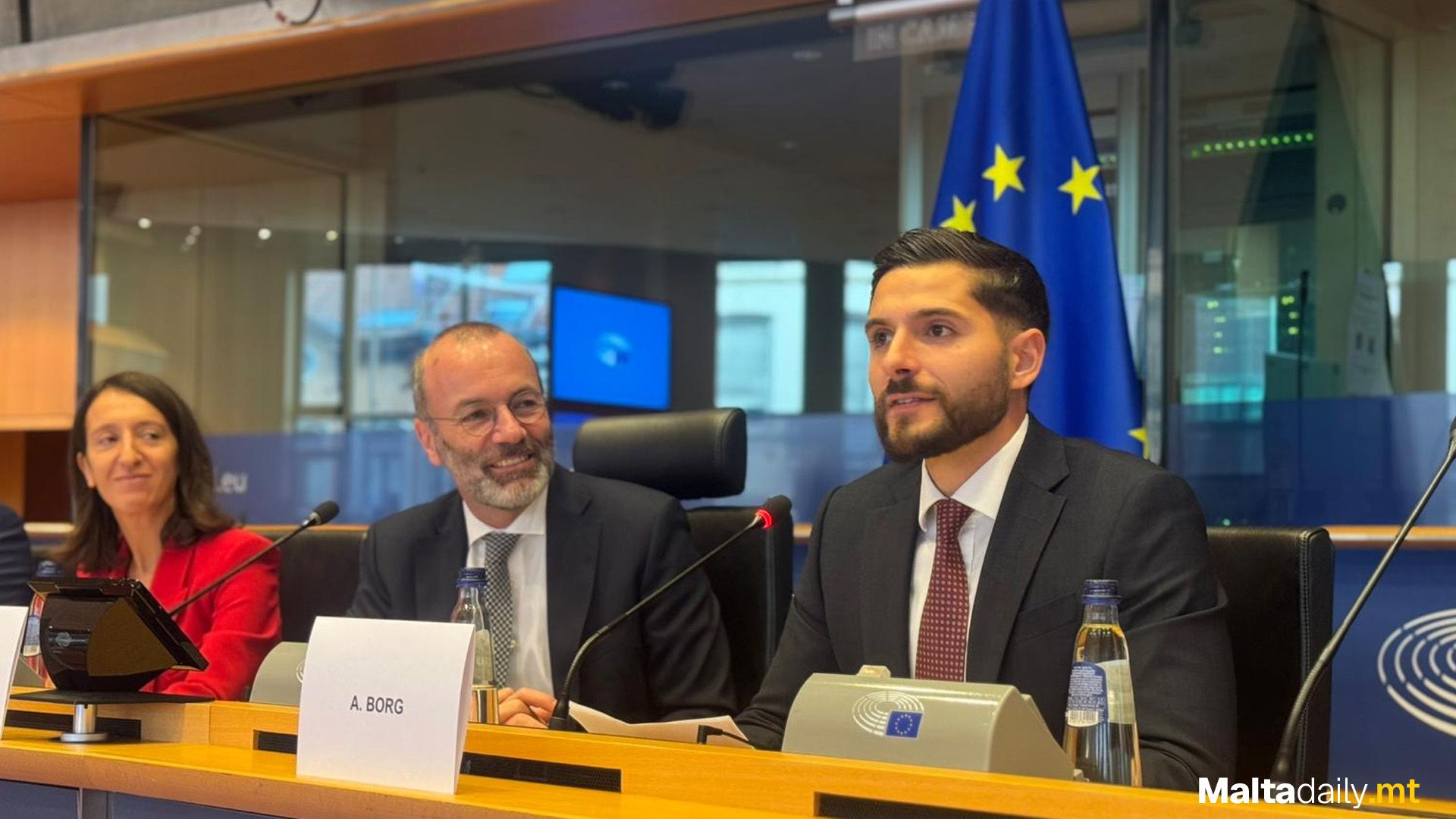 Alex Borg Addresses EPP Parliamentary Group Meeting, Brusse…