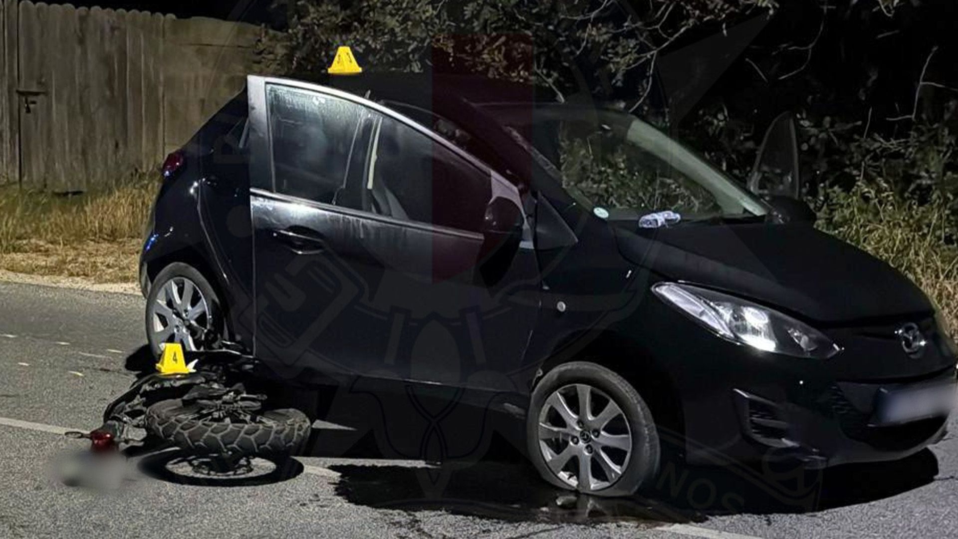 Motorcyclist Seriously Injured in Late-Night Rabat Crash