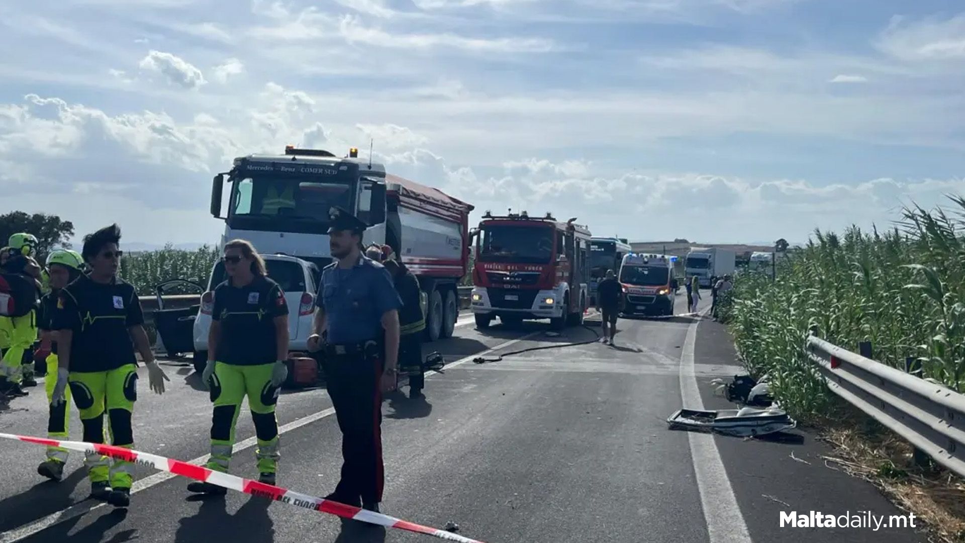 Elderly Maltese Couple Die In Car Accident In Sicily