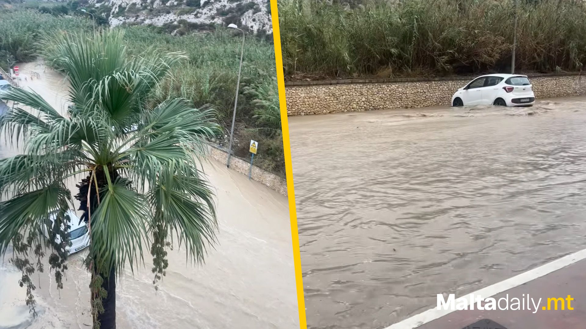 Watch: Malta Hit with Storm As Thunder And Heavy Rain Sweep…