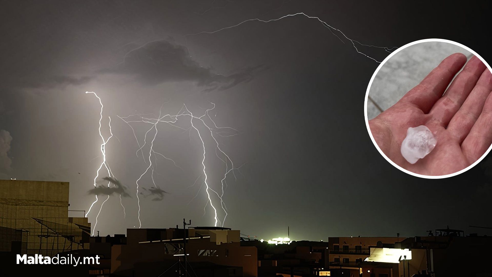 Malta Was Hit with A Severe Hail Storm Last Weekend