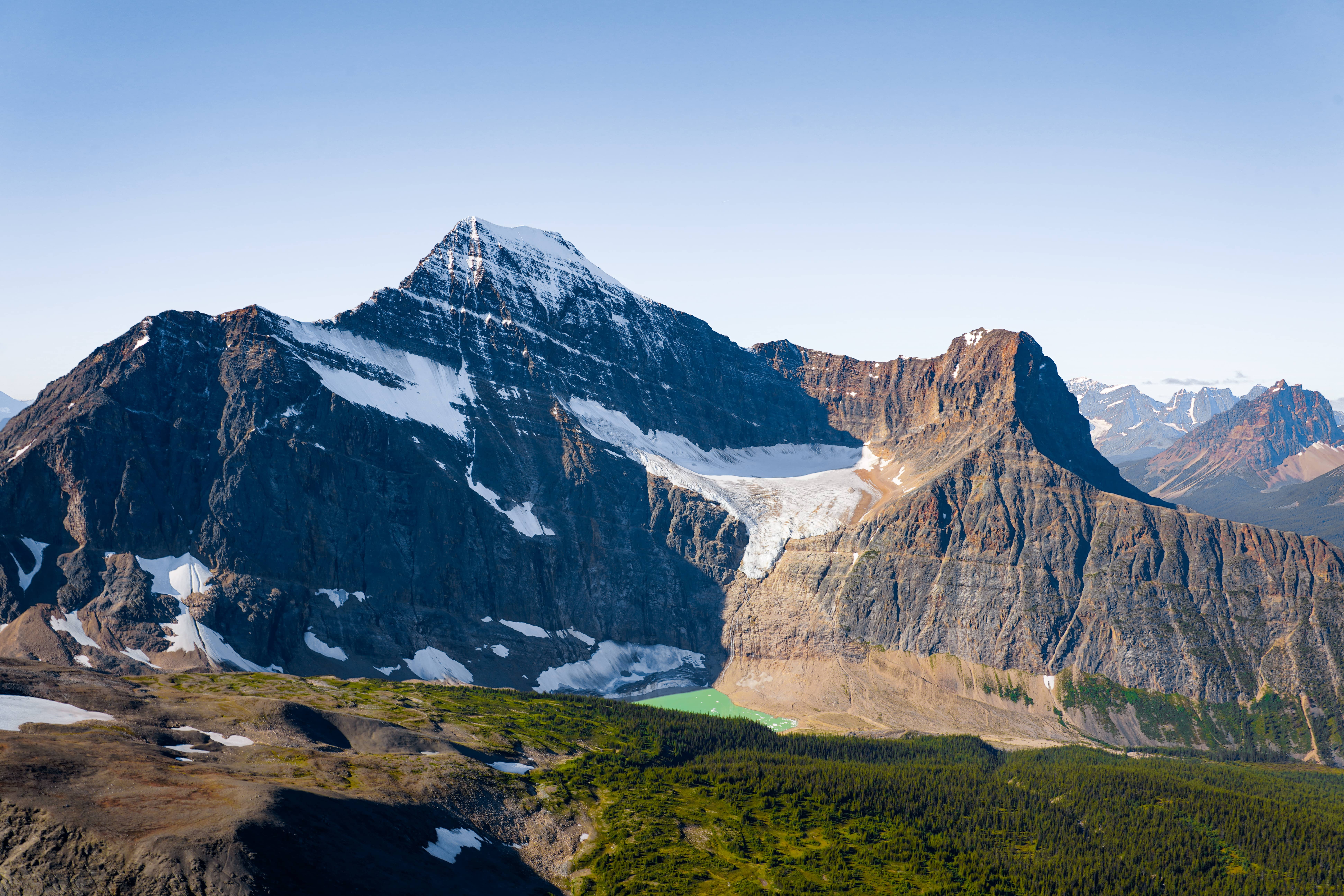 Mount Edith Cavell Ariel