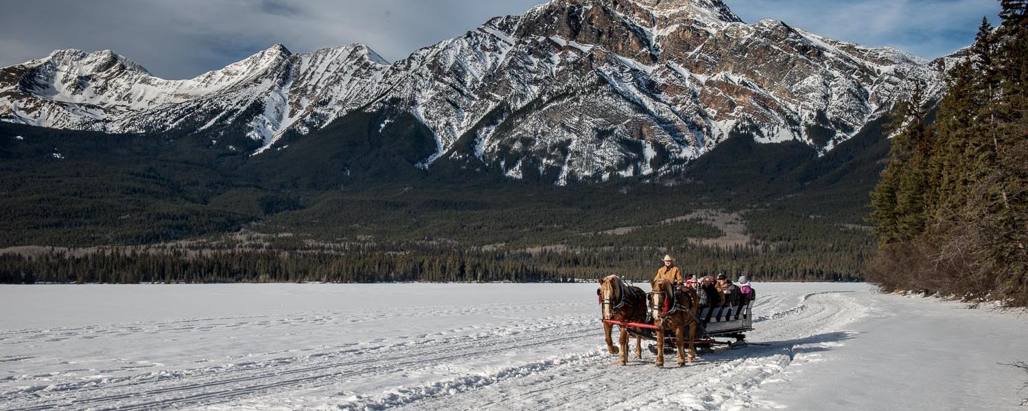 Sleigh Ride at Pyramid Lake