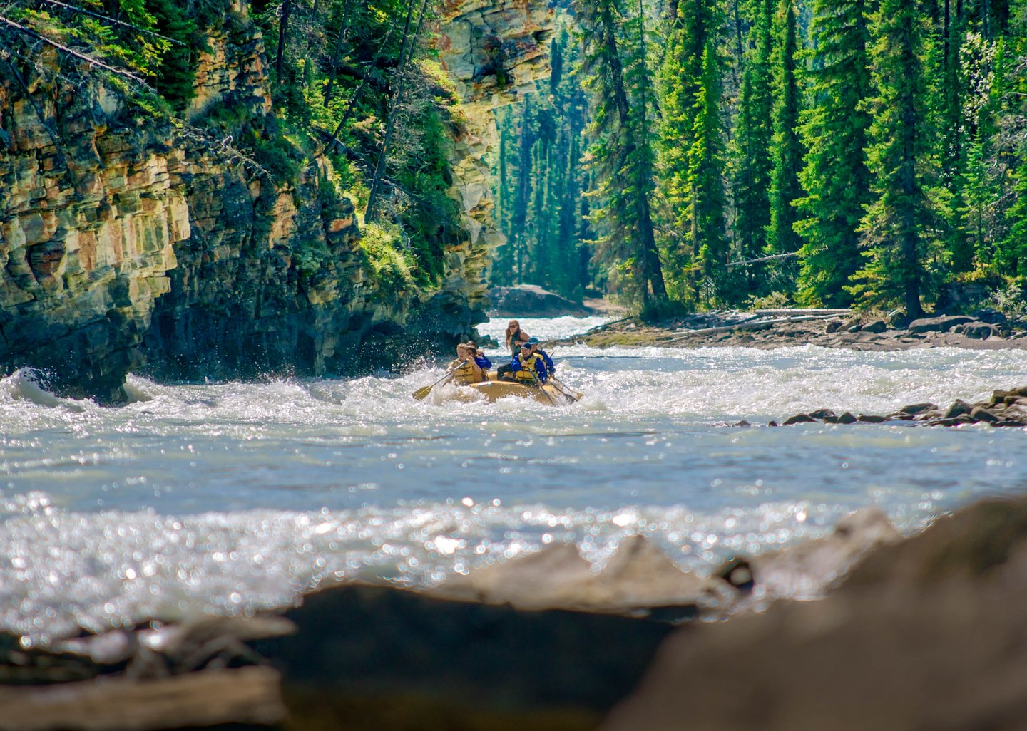 jasper rafting