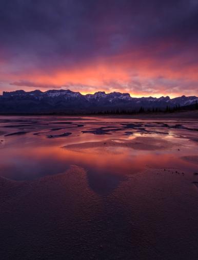 Jasper Lake Sunrise Jeff Lewis