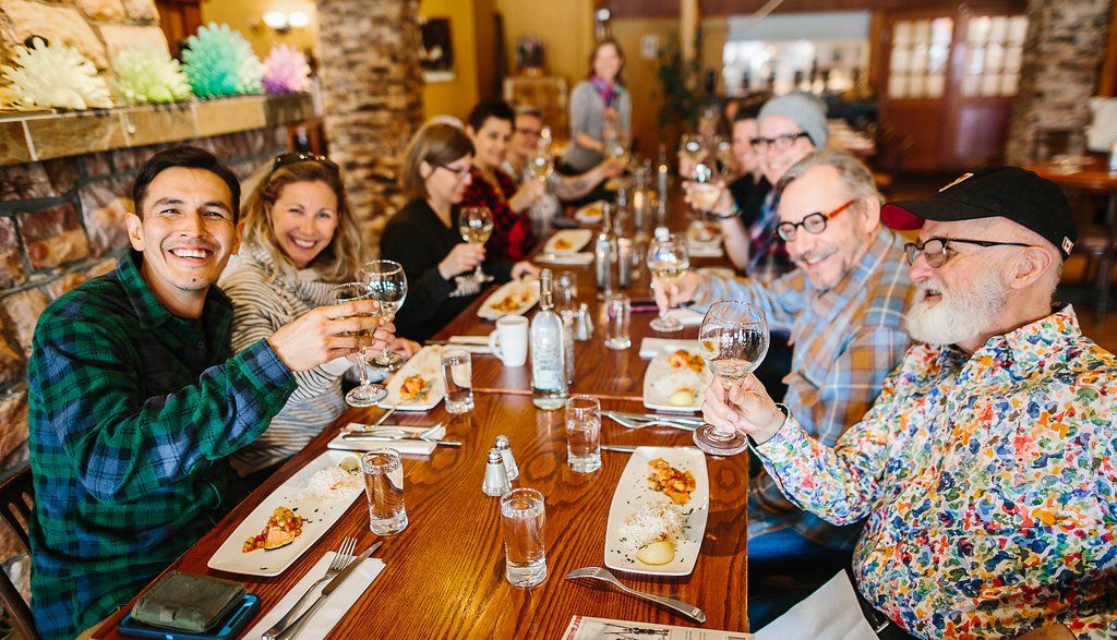 People at Long Table