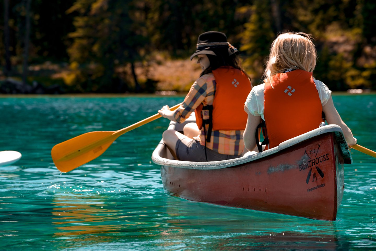 Fairmont Jasper Park Lodge Boathouse Canoe