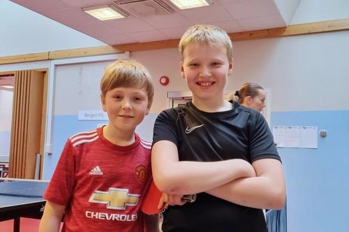 Nicolai Hjartholm (t.v.) og Elias Thunes.