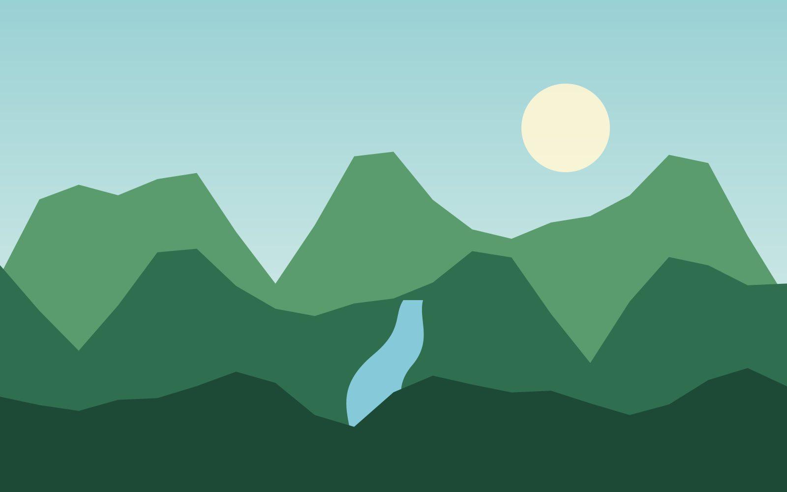 Paisaje de Pozas del Río Verde