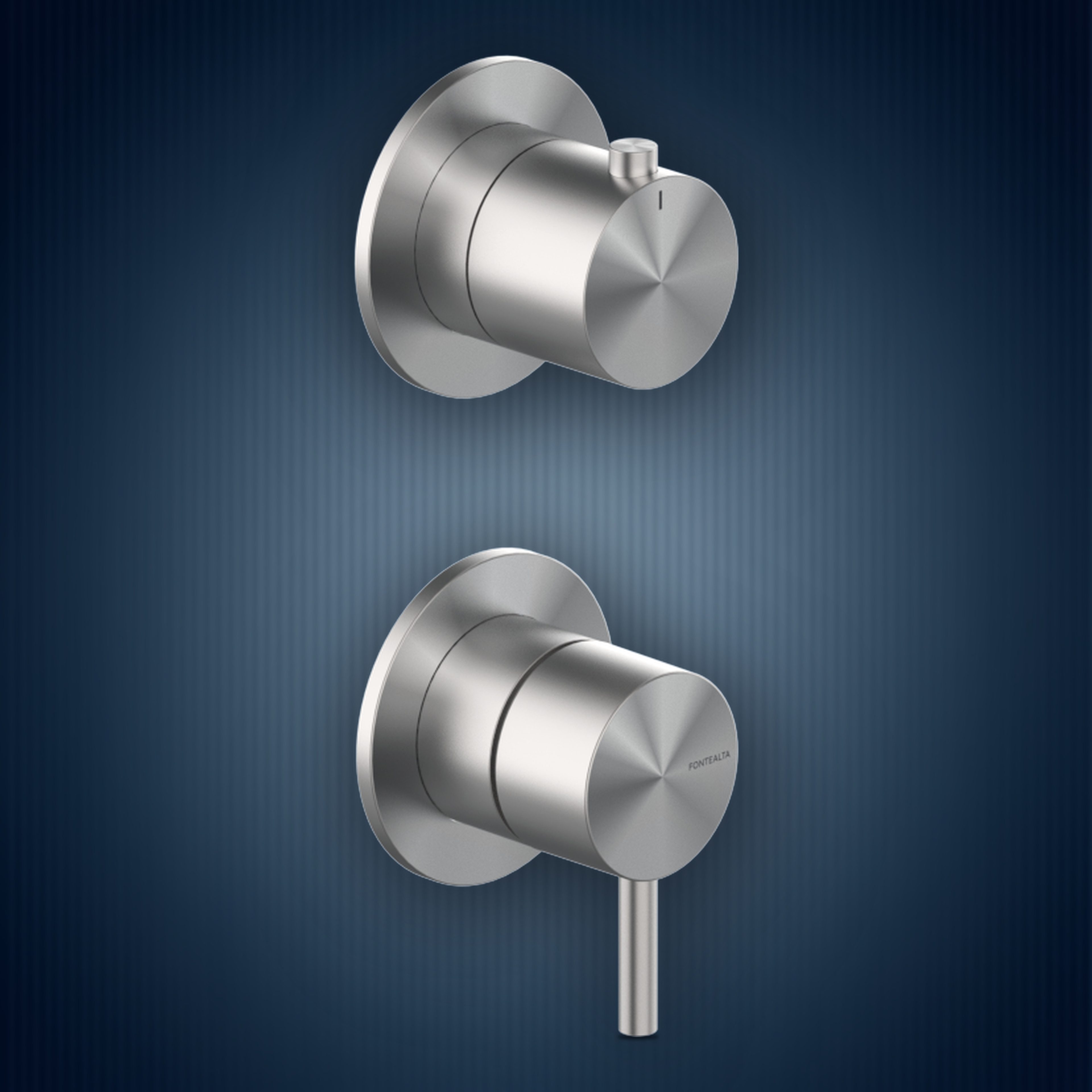 Miscelatore da incasso per doccia, con deviatore a 3 vie MR3.L, collezione Skinny